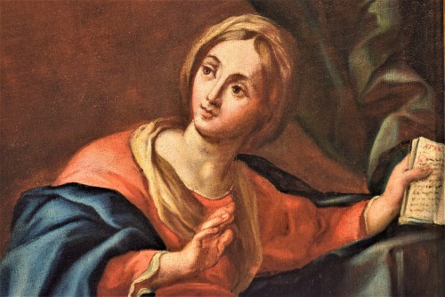 XVIIe siècle - Annonciation - Atelier de Pietro da Cortona (1596- 1669)